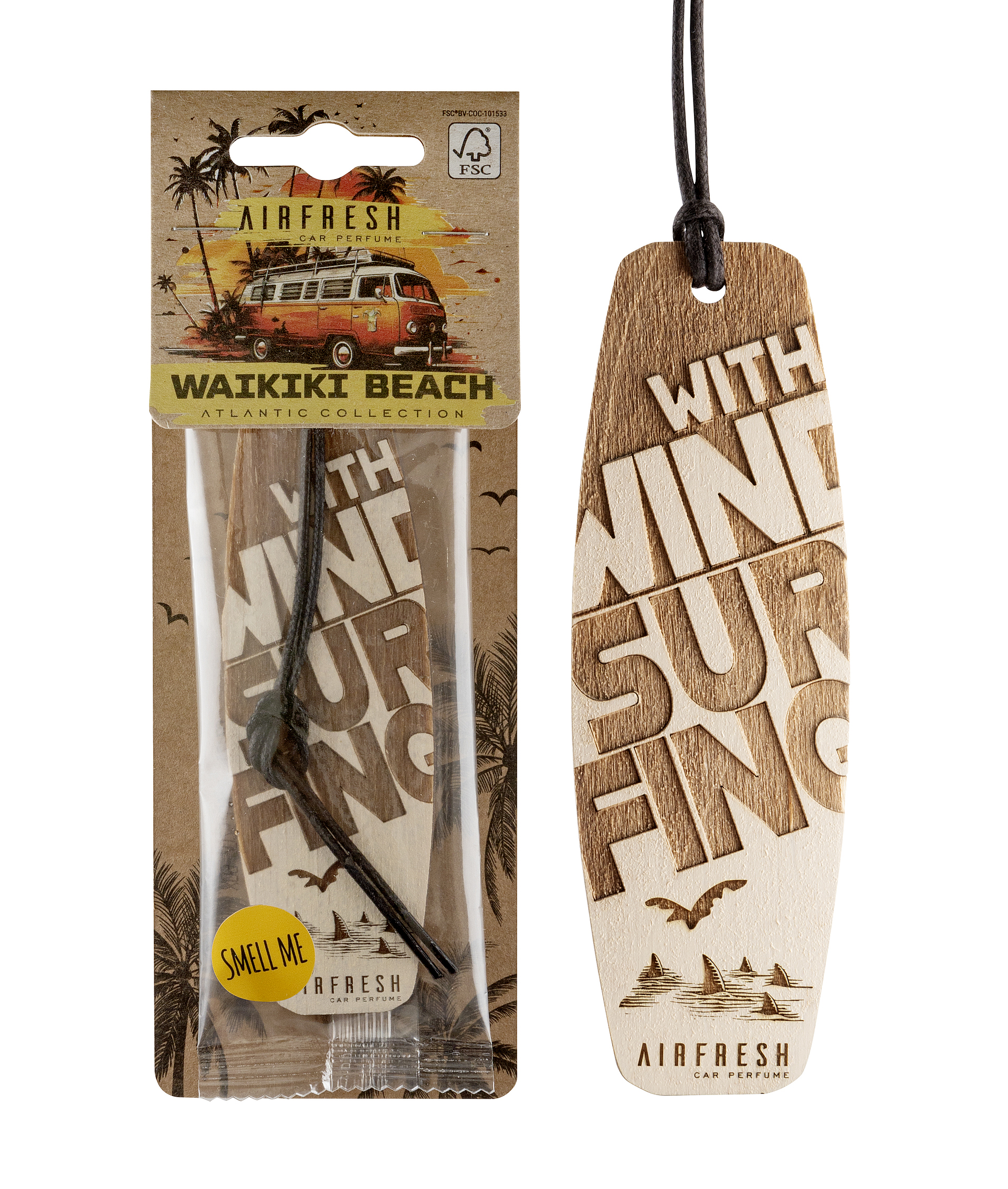 ATLANTIC Waikiki Beach zapach do auta drewniany